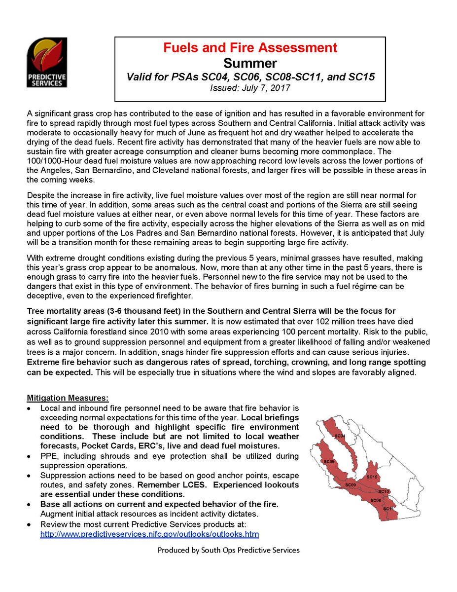 JhawkFire's tweet photo. #SoCal @SoOpsPredictiveServices #FireFuels &amp; #FireAssessment
#Summer2017 Gr8Info4 #Firefighters Provides #FireSafety Insight @firewxmusic https://t.co/CXspKEBfrL