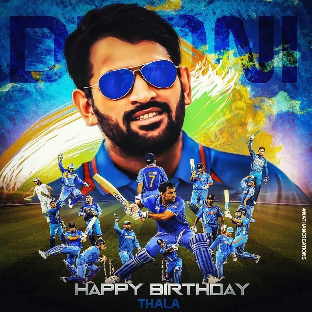 Happy Birthday To Mahendra Singh DHONI 