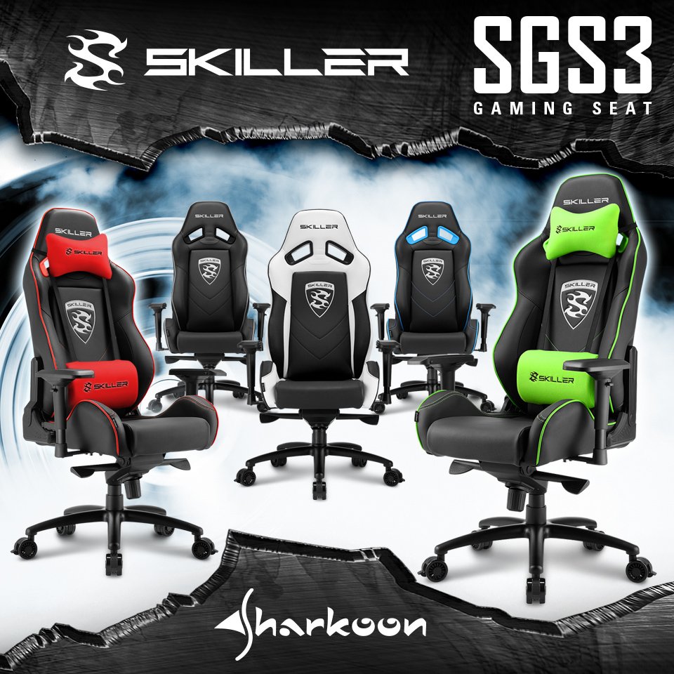 SharkoonNews's tweet image. Your personal comfort zone! Price in Europe 299 € ➡ bit.ly/2qZw3Gj