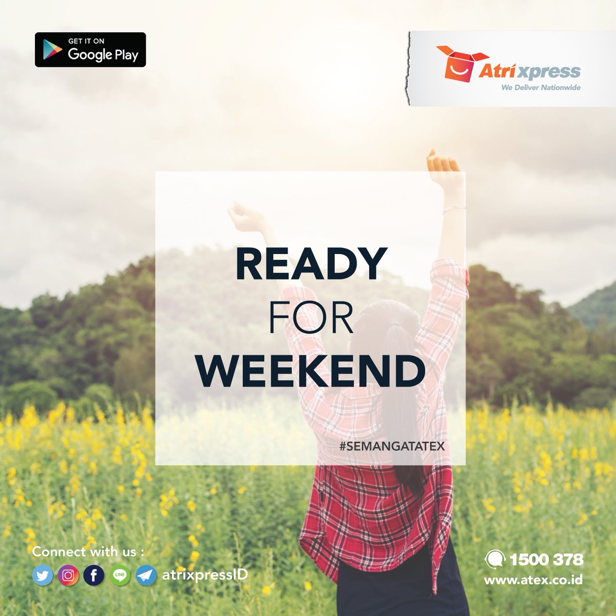 atrixpressID's tweet photo. Apapun kegiatan kamu besok semoga menjadi akhir pekan yang menyenagkan ya sahabat Atex. #Atrixpress #happyweekend #weekend #likeforlike https://t.co/IT7ht9ytaz