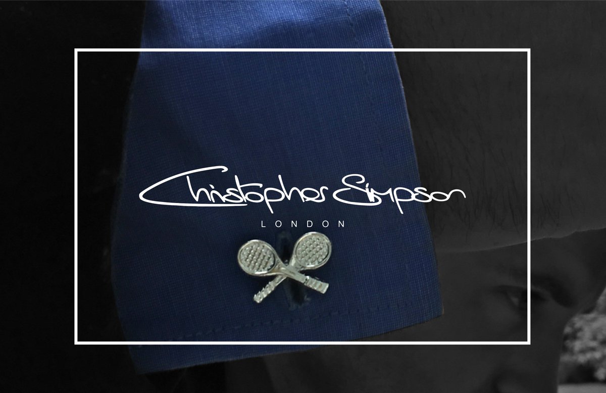 CSCufflinks's tweet image. With #Wimbledon well under way, why not look the part by wearing a pair of our #cufflinks, all made in #England.

christophersimpson.com/product/tennis…