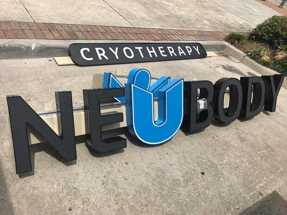 #Feature: The sign is up! #NeuBodyCryotherapy opening soon at the Rowe! Visit neubody.com for more information.