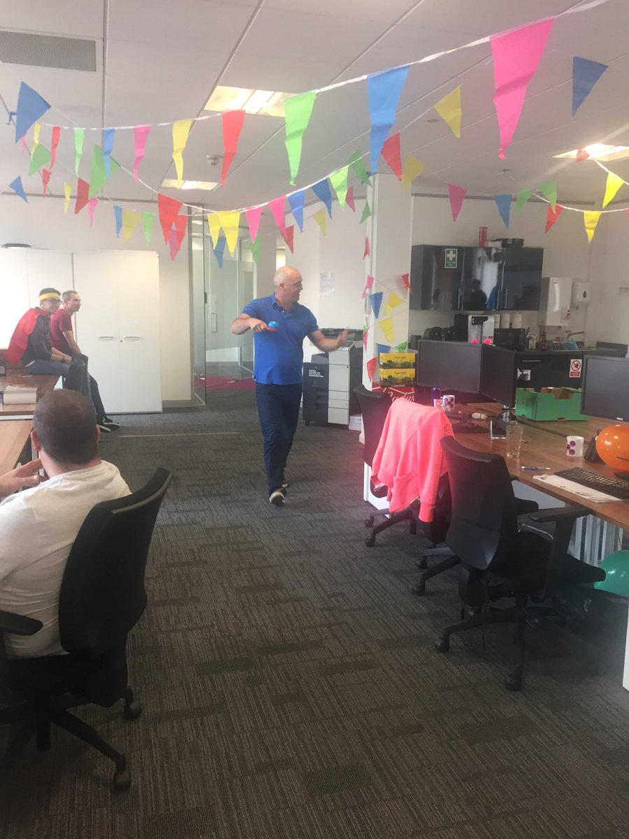 CircleIT's tweet photo. And we're off... first up is the egg and spoon race #FridayFunDay #teamcircleit #teamspirit #summerfun https://t.co/6bD7awcxUc