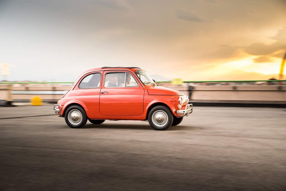 What dreams are made of. Driving on the Lingotto #500ForeverYoung #fiatfriday #fiat500 📸 <a href="/jfleetwoodphoto/">Jonathan Fleetwood</a>