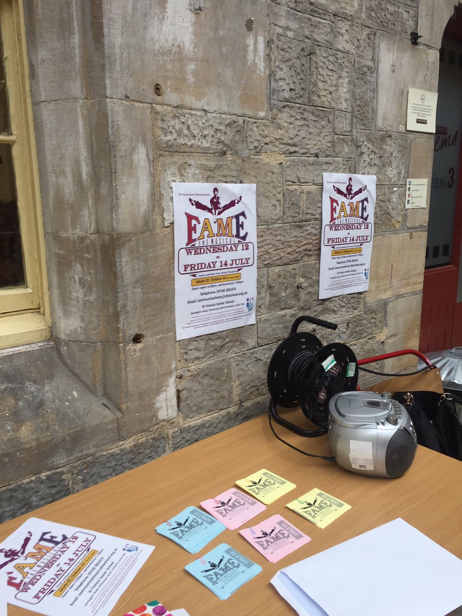 We're at <a href="/RichmondStation/">Richmond service station</a> selling tix for <a href="/SFX_School/">SFX School</a> FAME 12-14 July