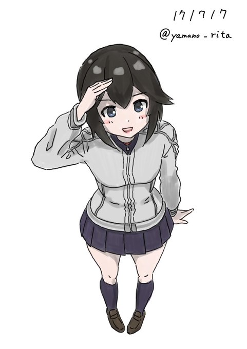 #艦これ版深夜の真剣お絵描き60分一本勝負
#艦これ版真剣お絵描き60分一本勝負_20170707 