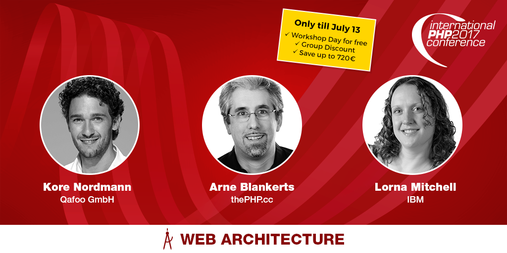 phpconference's tweet image. The web is built not only on #PHP. So visit our #WebArchitecture Track with @koredn@arneblankerts &amp;amp; @lornajane #IPC: ow.ly/gomR30dlp0o