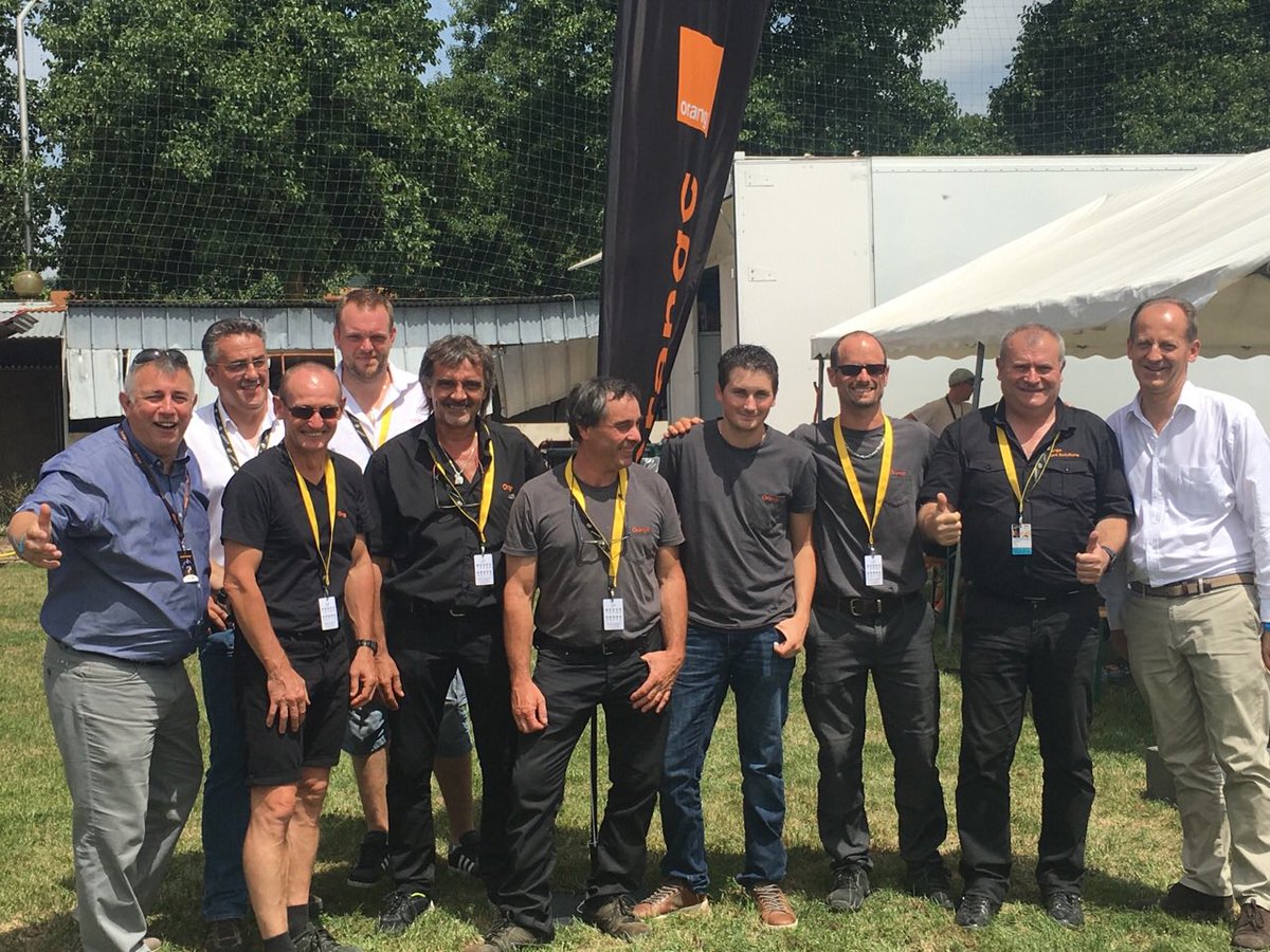 YA_Leroux's tweet photo. Bravo pour la mobilisation de nos équipes #Orange_Est et #OrangeEventSolution ensemble pour la meilleure qualité des reseaux du #TDF2017 https://t.co/8KKtzdDGTe