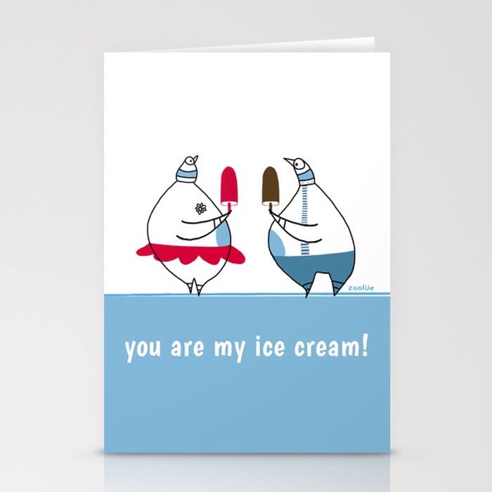 zooluetwit's tweet photo. #love #penguins #icecream #summer #stationery #cards #write #society6 @society6 #wish #sweet 
https://t.co/ZInUiiMxIC https://t.co/Qnt5Unqn8U