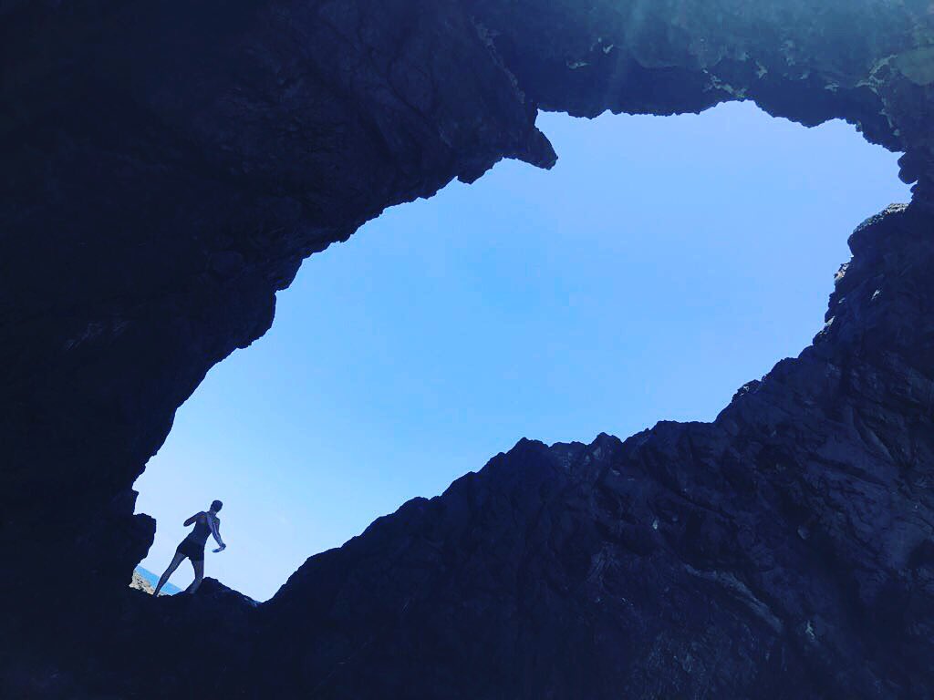 A friend on Instagram just pointed out that it looks like I'm standing inside a map of Lanzarote 💙#Fuerteventura #LatitudeOfLife