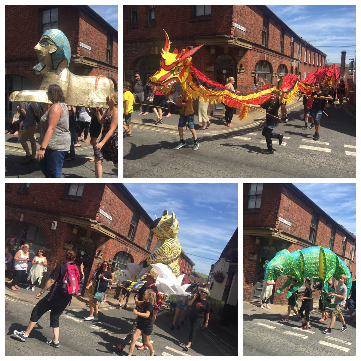 So great to have the Lewes Patina parade go past the salon today. Loved the creativity from all the schools!