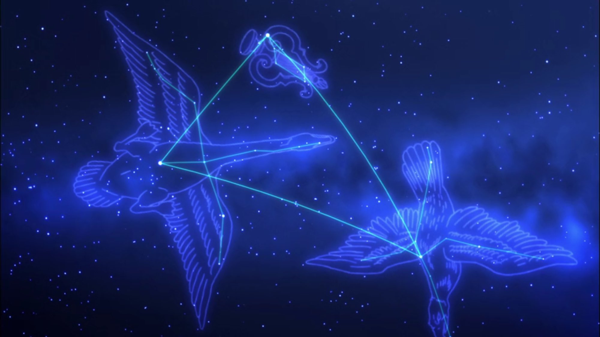 تويتر ほしのゆめみ على تويتر この カササギ が白鳥座のデネブです 織姫 彦星 カササギで夏の大三角形と呼ばれています ちなみに 七夕の夜に雨が降ると天の川が増量して 織姫と彦星は会うことが出来ないとされています T Co Myplw7ikoe