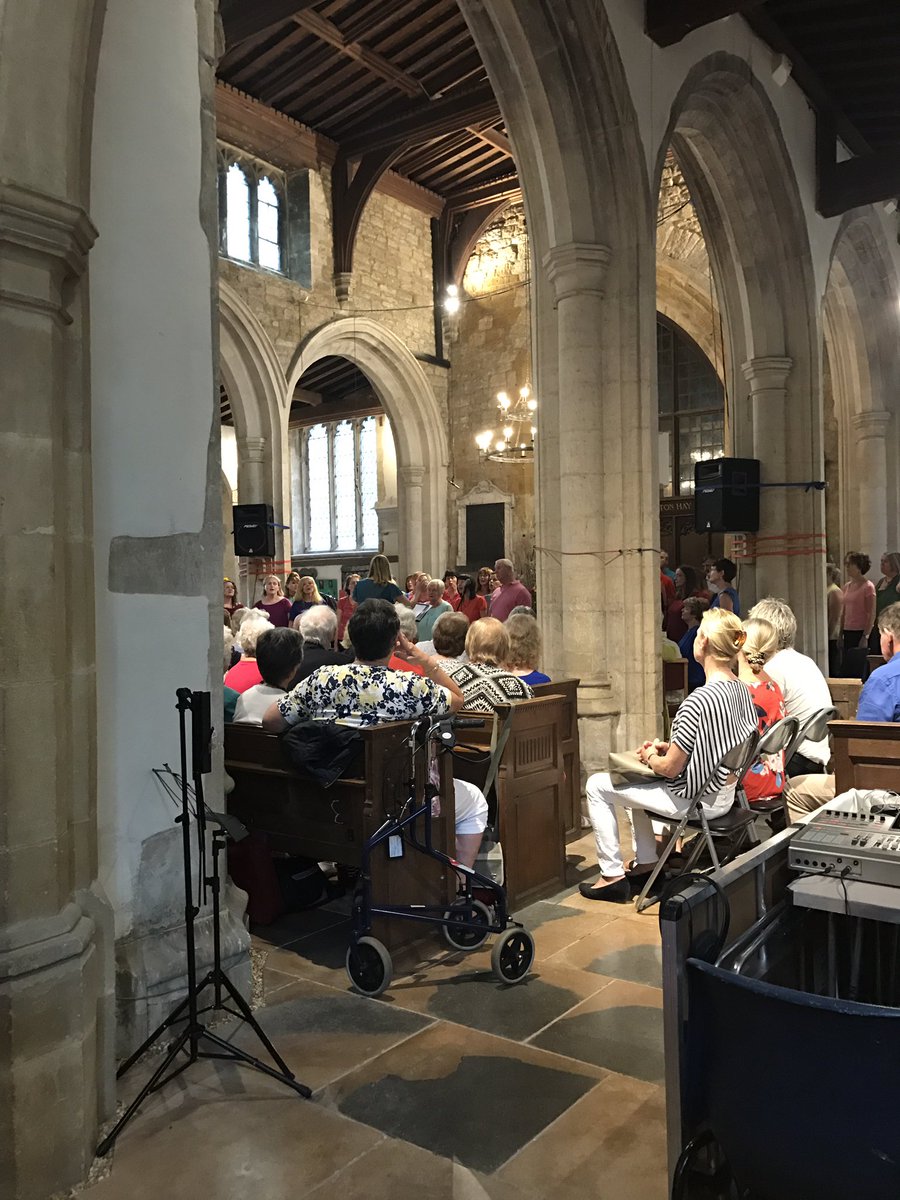 Great start to the second #musicfest concert with the #greatbowdenrecitaltrust choir. four concerts to go this weekend. <a href="/GtBowdenChurch/">Great Bowden Church</a>
