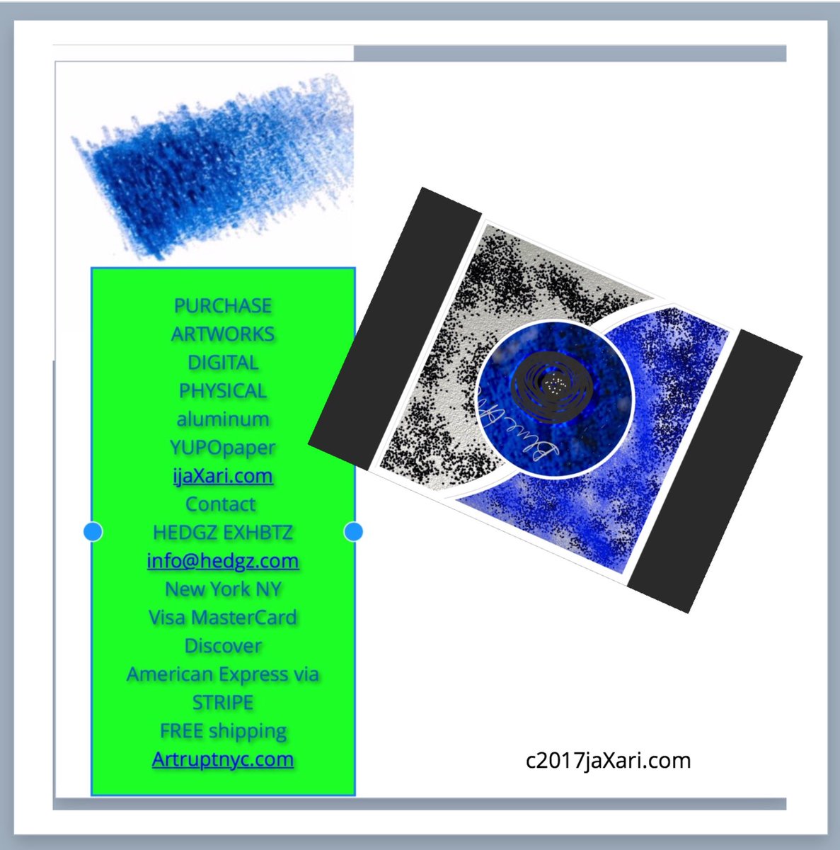 ihedgz's tweet photo. ARTRUPT #FineArt Stream &amp; Stills
https://t.co/AvgeW4163X
Visa Mastercard Discover American Express
via STRIPE 
https://t.co/y9VO0dC75V NYC https://t.co/qbkzHlRzCB