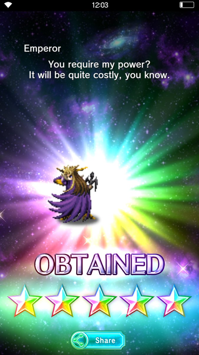 CatalystofSin's tweet image. //I saw the rainbow crystal and assumed I got Tidus lmfao