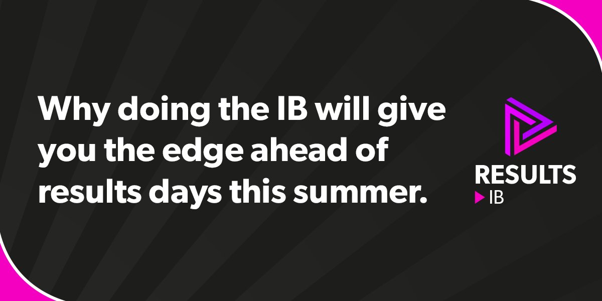 thestudentroom's tweet photo. Why doing the IB will give you a head start https://t.co/wvbM1rXe0A https://t.co/F2ThnQIsyk