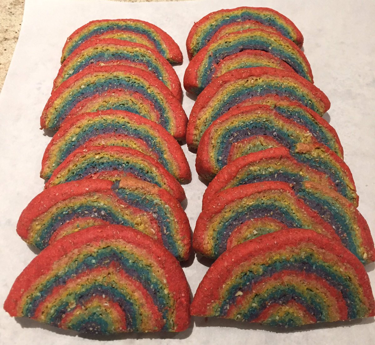 Brewkies1's tweet photo. Brewkies proudly supports the LBGTQ community. We made Dog Pride Cookies for @StJohnsPrideNL week.$3 with $1 going to LBGTQ charity. #LBGTQ https://t.co/PiV11FGBvH