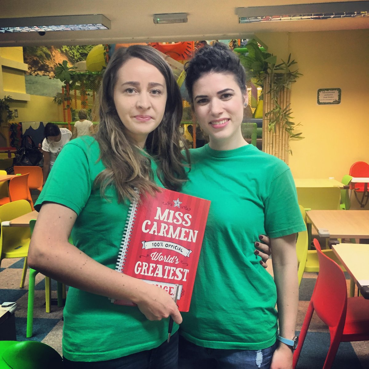 jungle_monkeyz's tweet photo. Happy happy birthday to our lovely girls Carmen and Alexandra, who always look after you @jungle_monkeyz #junglemonkeyz #ourlovelystaff https://t.co/rb1aNwJIQP