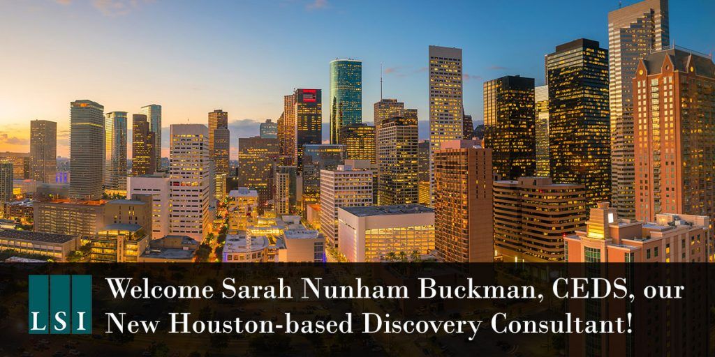 LSILegal's tweet photo. Say hello to Sarah Nunham! Our NEWEST #Houston-based consultant and #WiE

https://t.co/YJbIfATjui https://t.co/mtgrVGuIEH