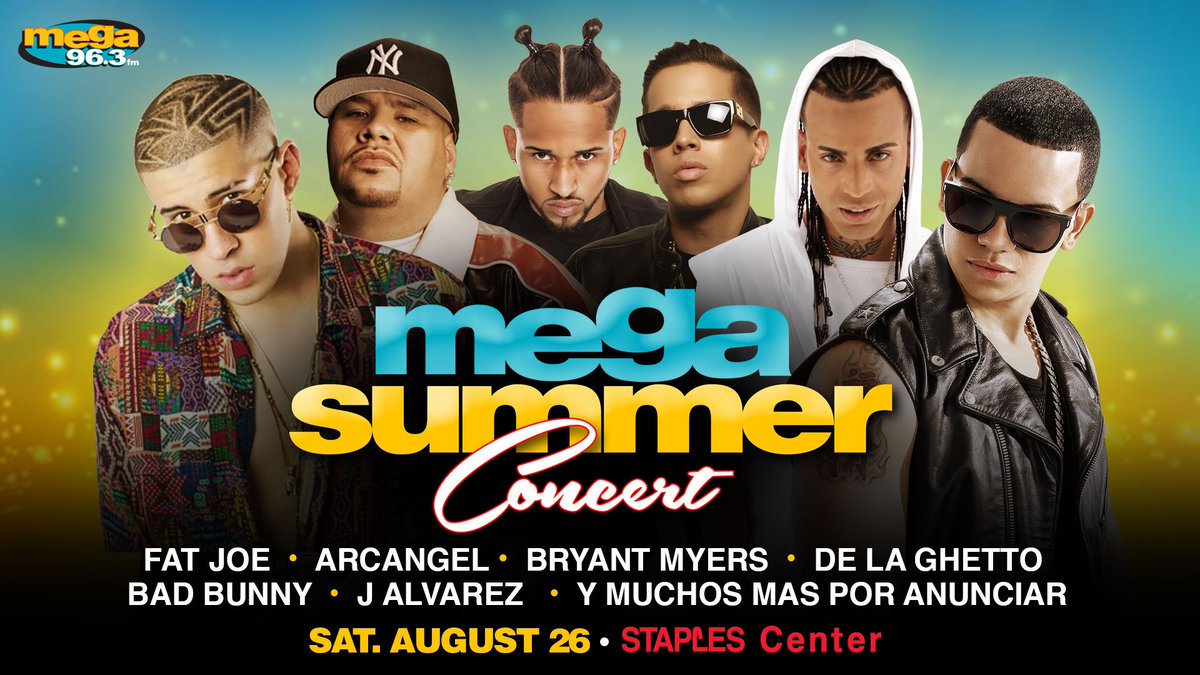 Tix on sale today at 10am for Fat Joe, Arcangel, De La Ghetto, Bad Bunny, J  Alvarez & Bryant Myers! https://t.co/jSBn2QeXwy