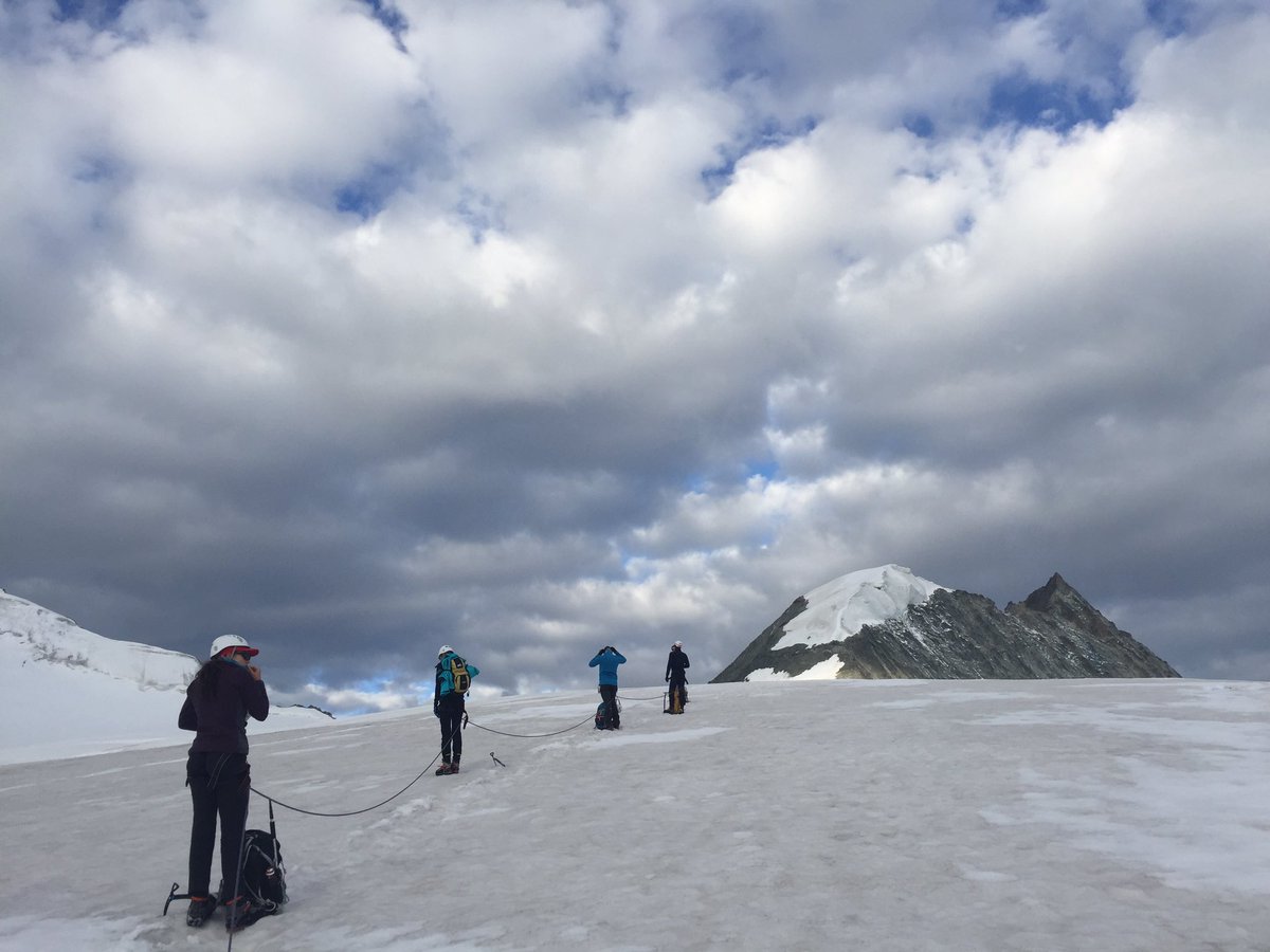 Great last two days on Pigne du Arolla 3790m, amazing effort all round. Well done team!