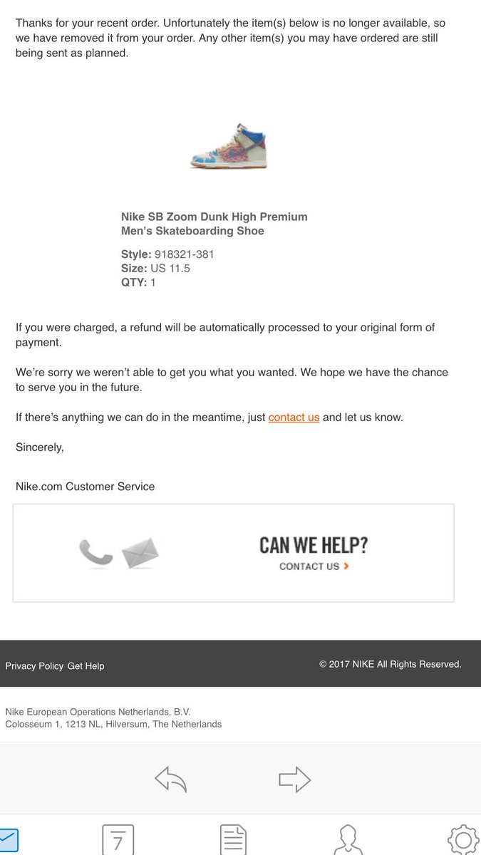 nike support hours