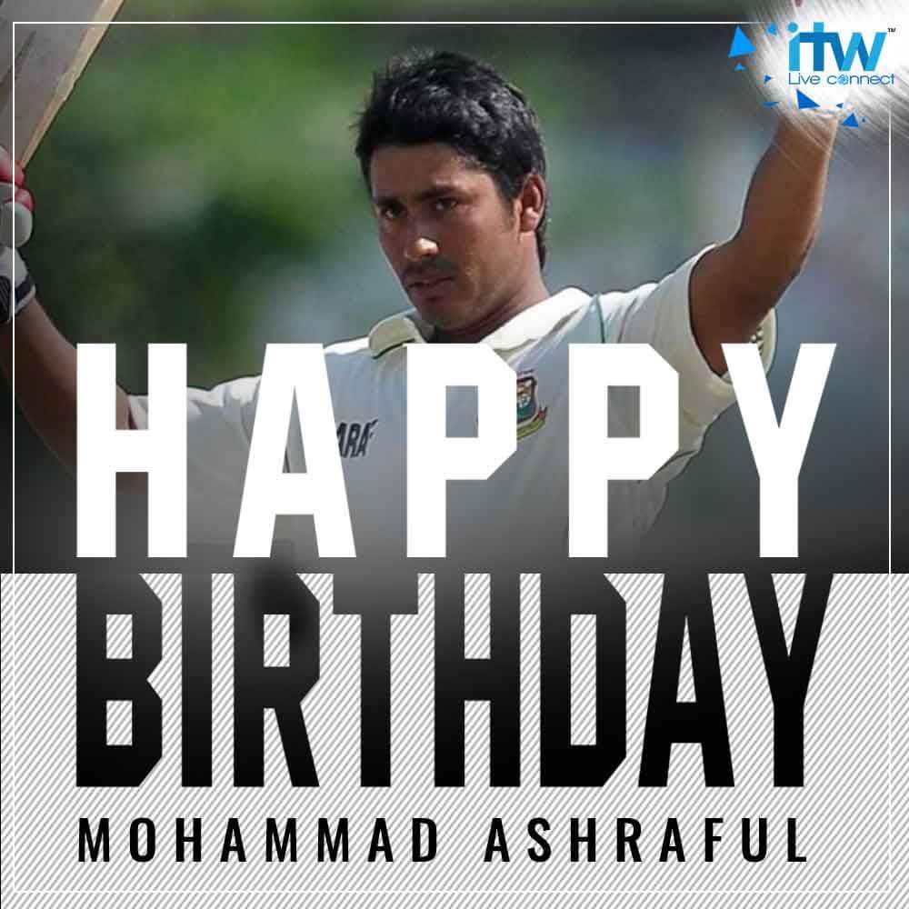 Wishing a very Happy Birthday to Bangladesh player Mohammad Ashraful.   