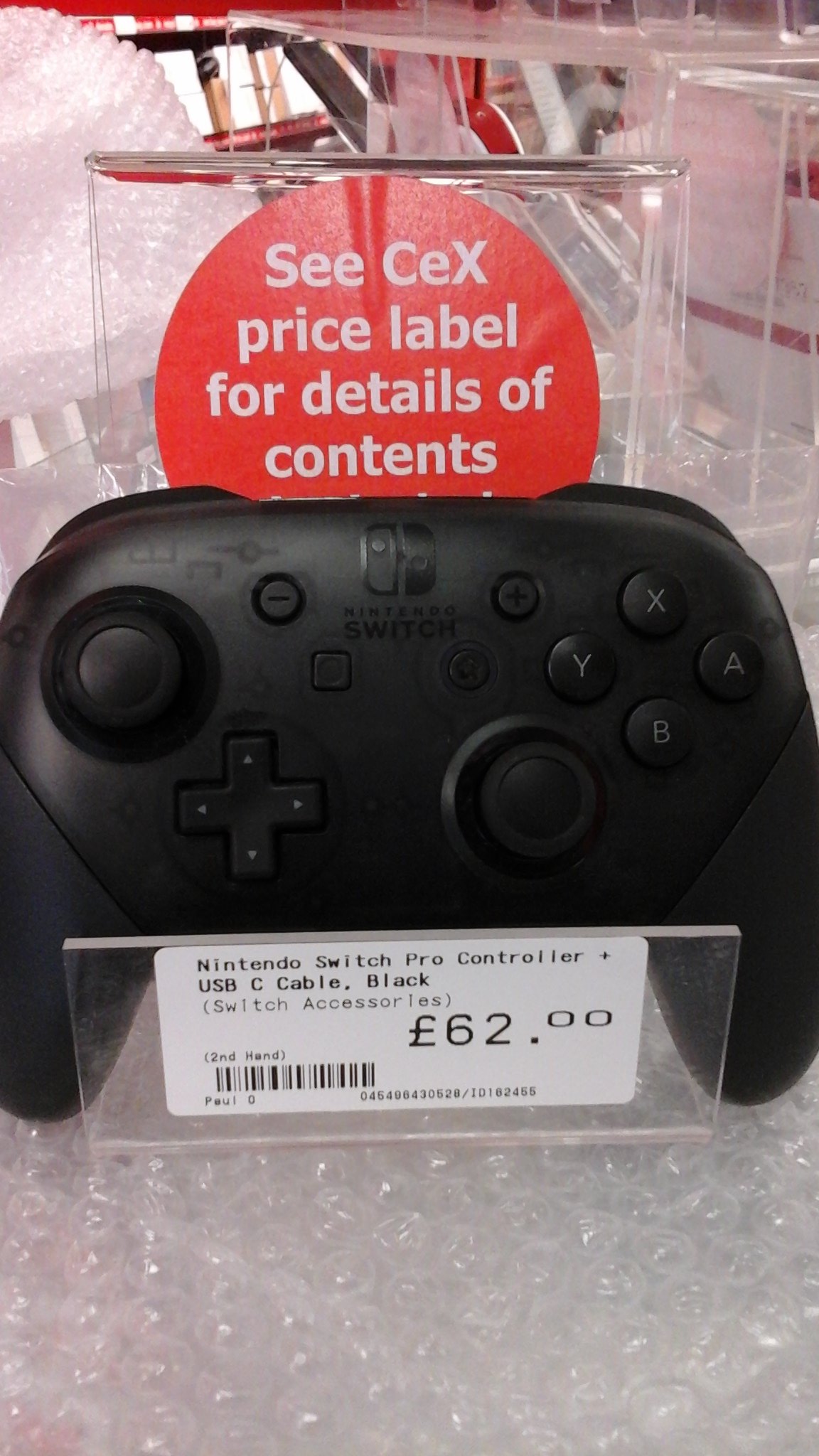 cex nintendo switch controller