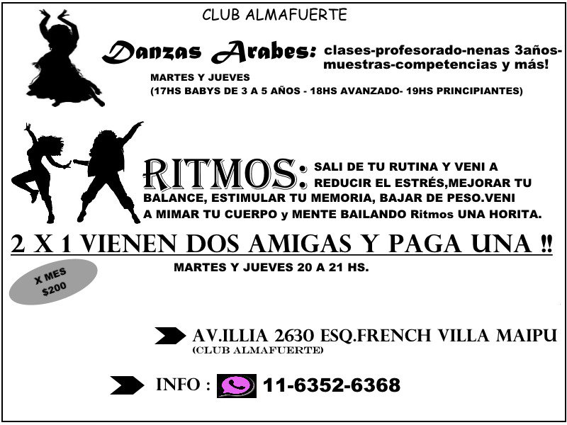 Danzas árabes ! Te esperamos ! #danzasarabes