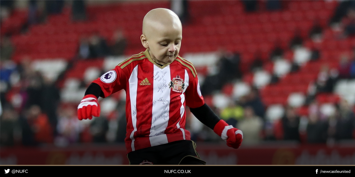 NUFC's tweet photo. Our deepest condolences go out to the family of Bradley Lowery and all who supported him throughout his brave battle. https://t.co/8Zvt2AxYyx