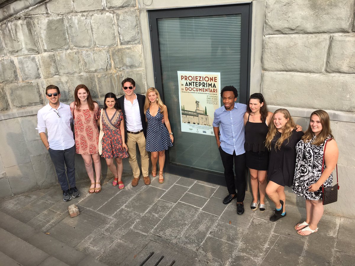 GUFilmProf's tweet image. #premiere #screening #FMST-225
#Fiesole #Basolato @VillaLeBalze @GeorgetownFMST