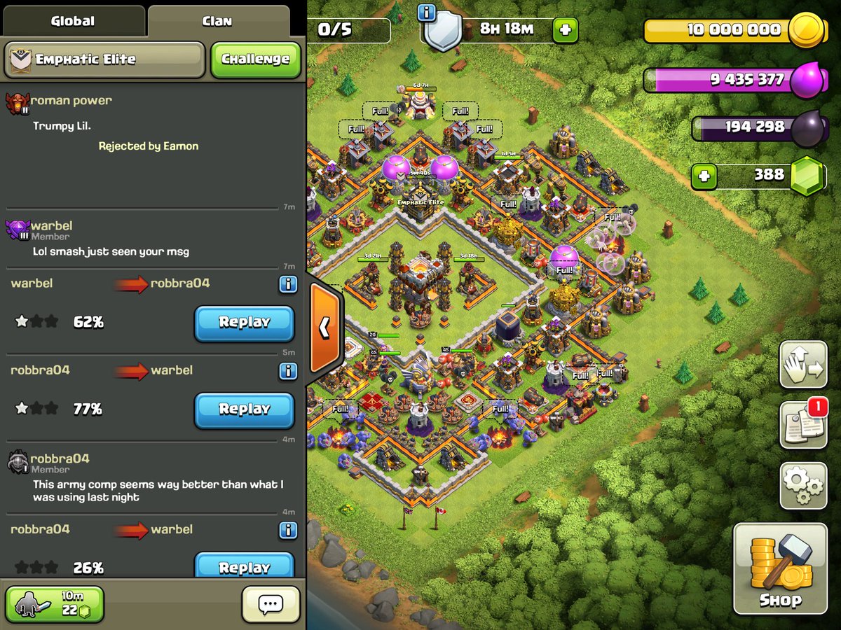 TheRudax's tweet photo. There has been another sighting of the #clashlegend in Elite..... GG Roman Power https://t.co/m4UhcUaYAI