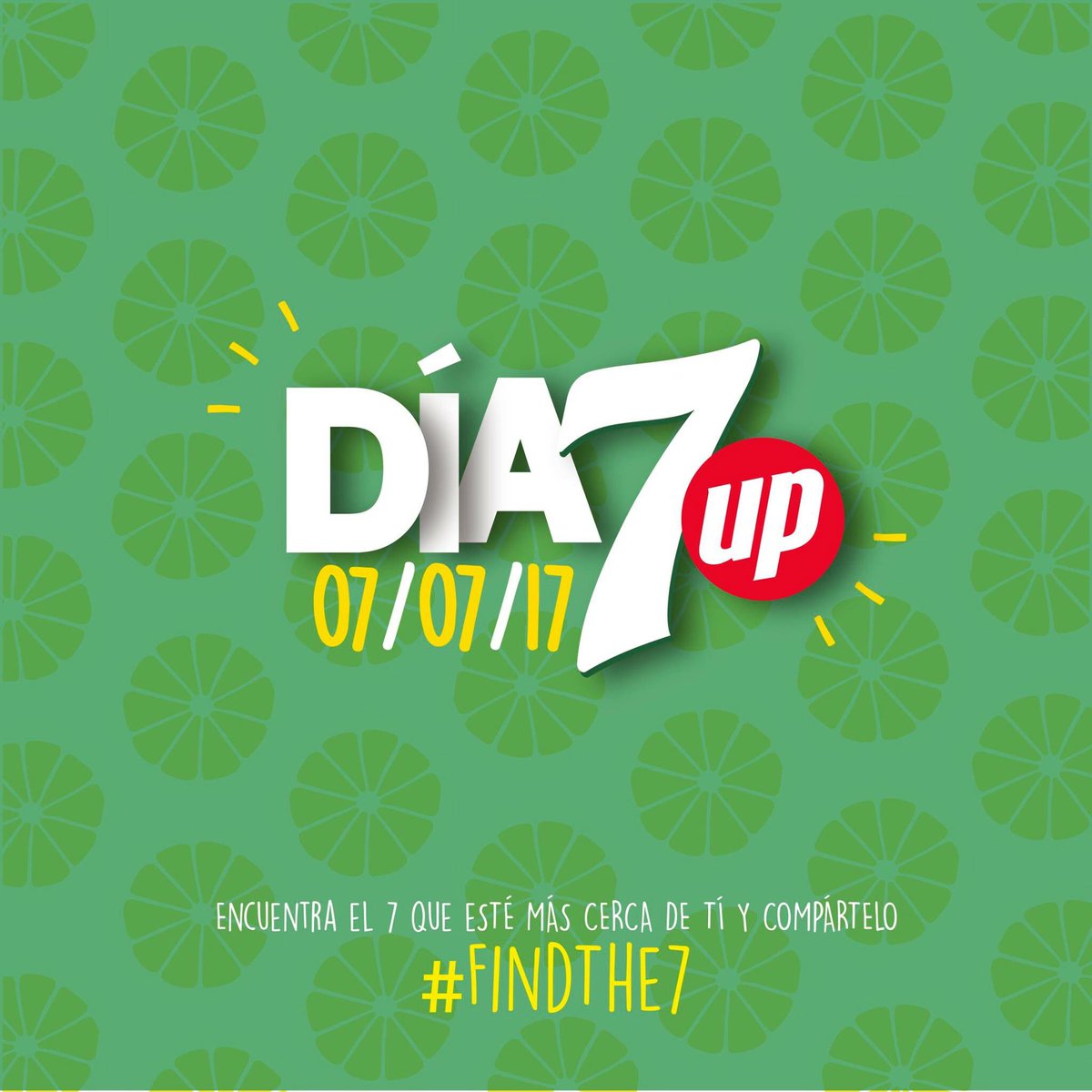 7upGuate's tweet photo. ¿Sabías que hoy 7/7/17 es el Día de 7up? Encuentra el 7 que esté más cerca de ti y compártelo con el HT #FindThe7 https://t.co/KYofYGTH6I