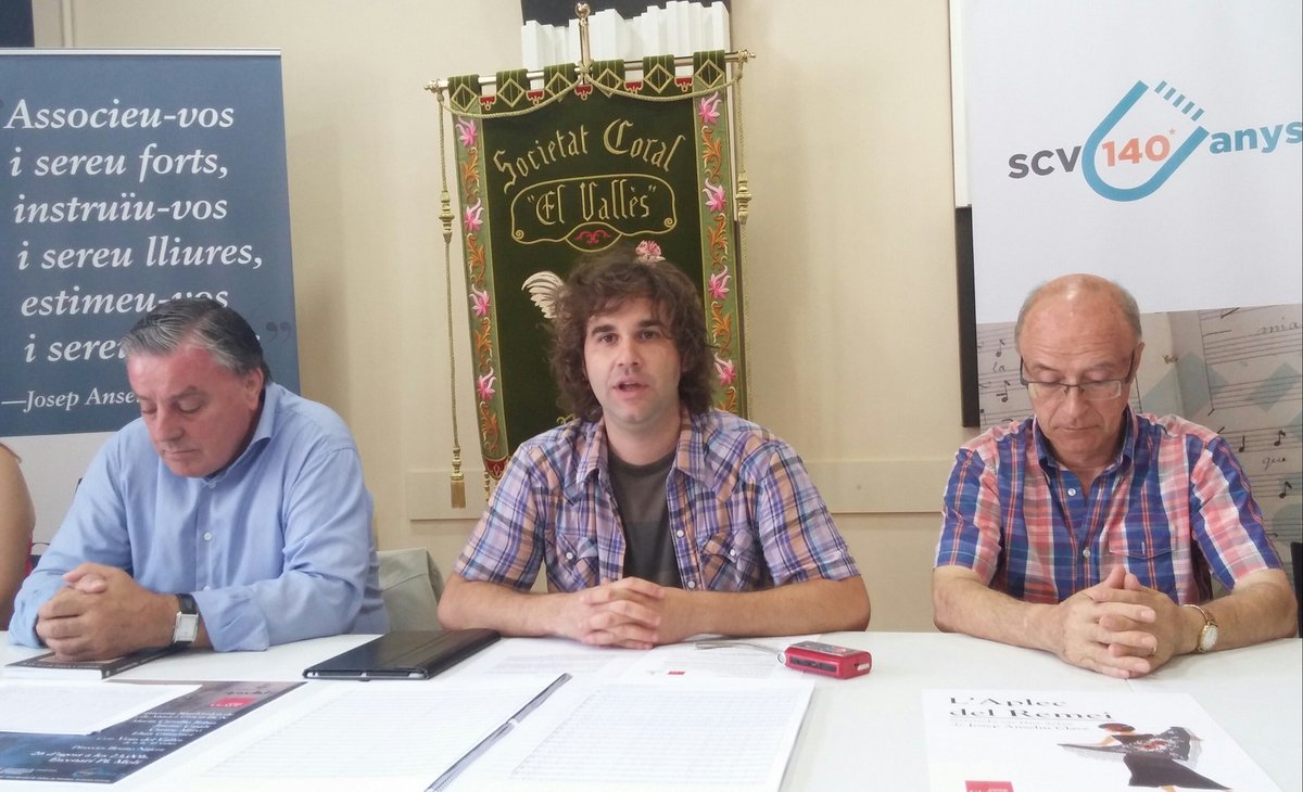 La gran expressió del treball conjunt de les entitats és la Festa Major i per això no podia faltar una obra de Clavé, <a href="/uriolmh/">Oriol MH</a> #Ripollet