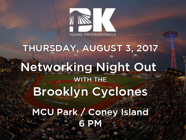 JonathanJJudge's tweet image. Calling all BK Young Professionals! Join #YoungBK @BrooklynChamber for a Networking Night Out @BKCyclones Aug. 3rd! weblink.ibrooklyn.com/events/Young-B…