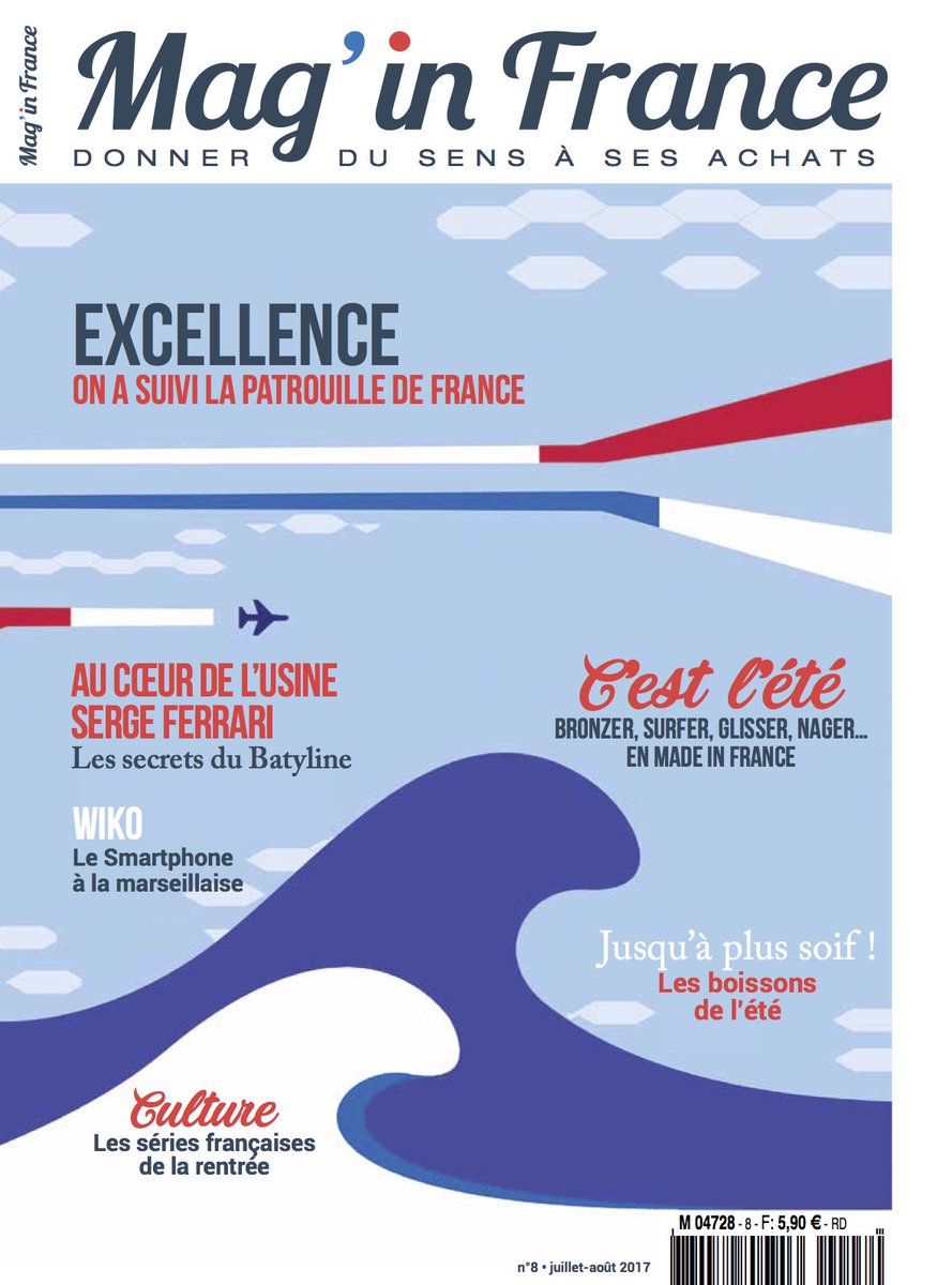 lamoureuseoff's tweet photo. @maginfrance est LA revue qui milite pour l'achat responsable! Nous sommes ravis de faire partie de leur édition d'été #madeinfrance https://t.co/MfeSNM5Ajf