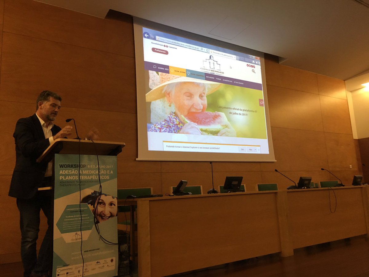 Elisio Costa launch ACADEMIA DO BEM ENVELHECER #ALOHA #prevention #senior #vaccineswork @EIP_AHA @GerontopolePDLL @porto4ageing1