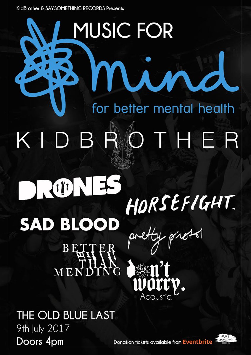 The Old Blue Last (@theoldbluelast) on Twitter photo Yo! come and see <a href="/KidBrother_UK/">KidBrother</a> <a href="/DronesUK/">Drones</a> <a href="/horsefightband/">horsefight</a> & <a href="/sadbloodband/">Sad Blood</a> play for a good cause today
facebook.com/events/1884537… Yo! come and see <a href="/KidBrother_UK/">KidBrother</a> <a href="/DronesUK/">Drones</a> <a href="/horsefightband/">horsefight</a> & <a href="/sadbloodband/">Sad Blood</a> play for a good cause today
facebook.com/events/1884537…