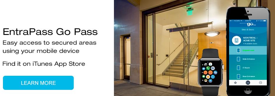 JCI_TechComms's tweet photo. Access secured areas with your phone and other iOS mobile devices using #EntraPass Go Pass. https://t.co/IXYiNLx7aL #Kantech https://t.co/yx8WPPaBJc