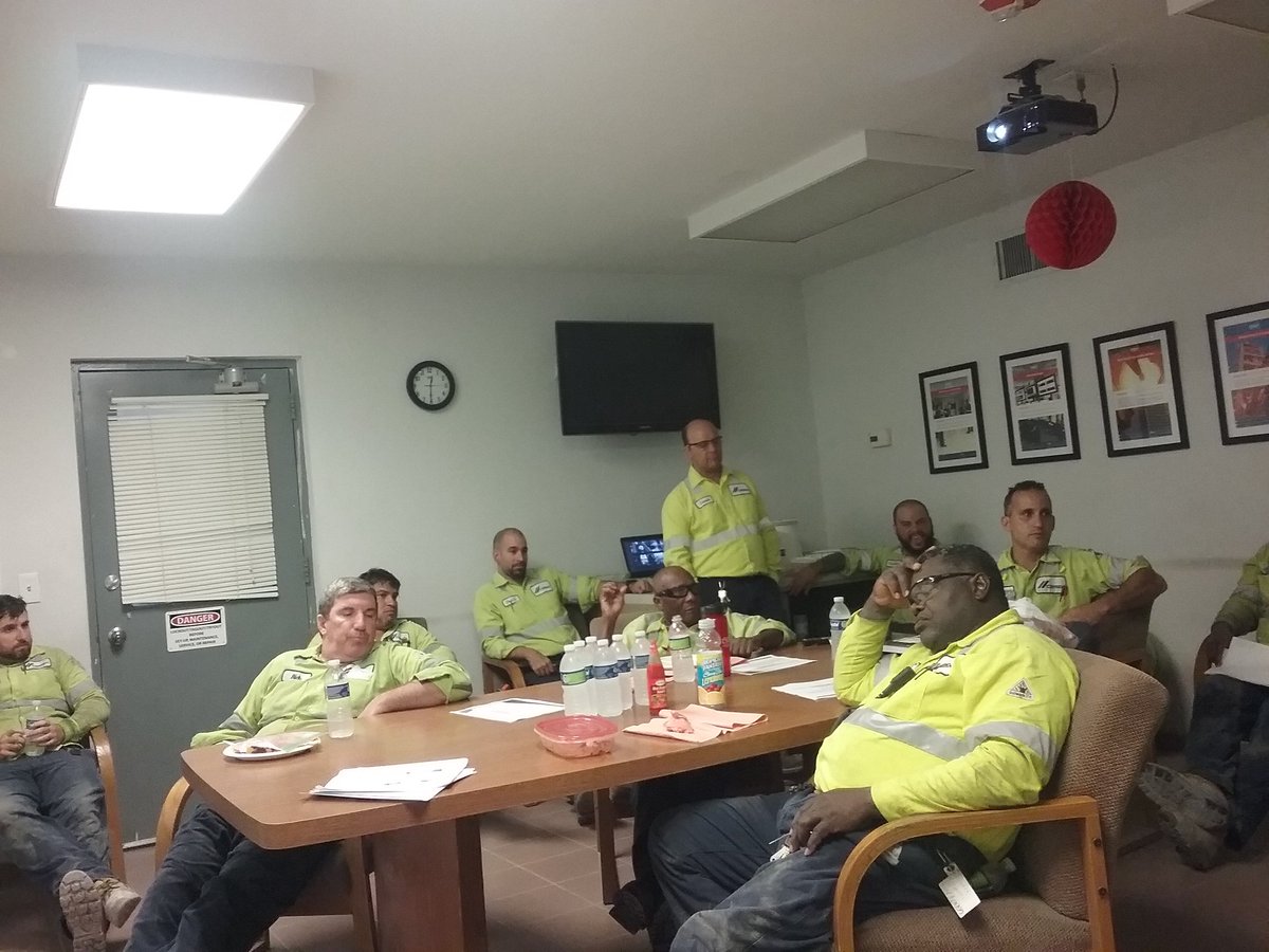 Plant lunch &amp; learn in Miami hosted by Maickel. Guys were pitching in with their input to help create a troubleshooting guide for the plant