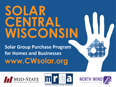 MREA's tweet photo. #Solar Central WI Group Buy Launched w/@FollowMSTC! Come to FREE #solarpowerhour info session! See info/schedule at: https://t.co/OBoEdDrTFN https://t.co/ISmCDzd7Cw