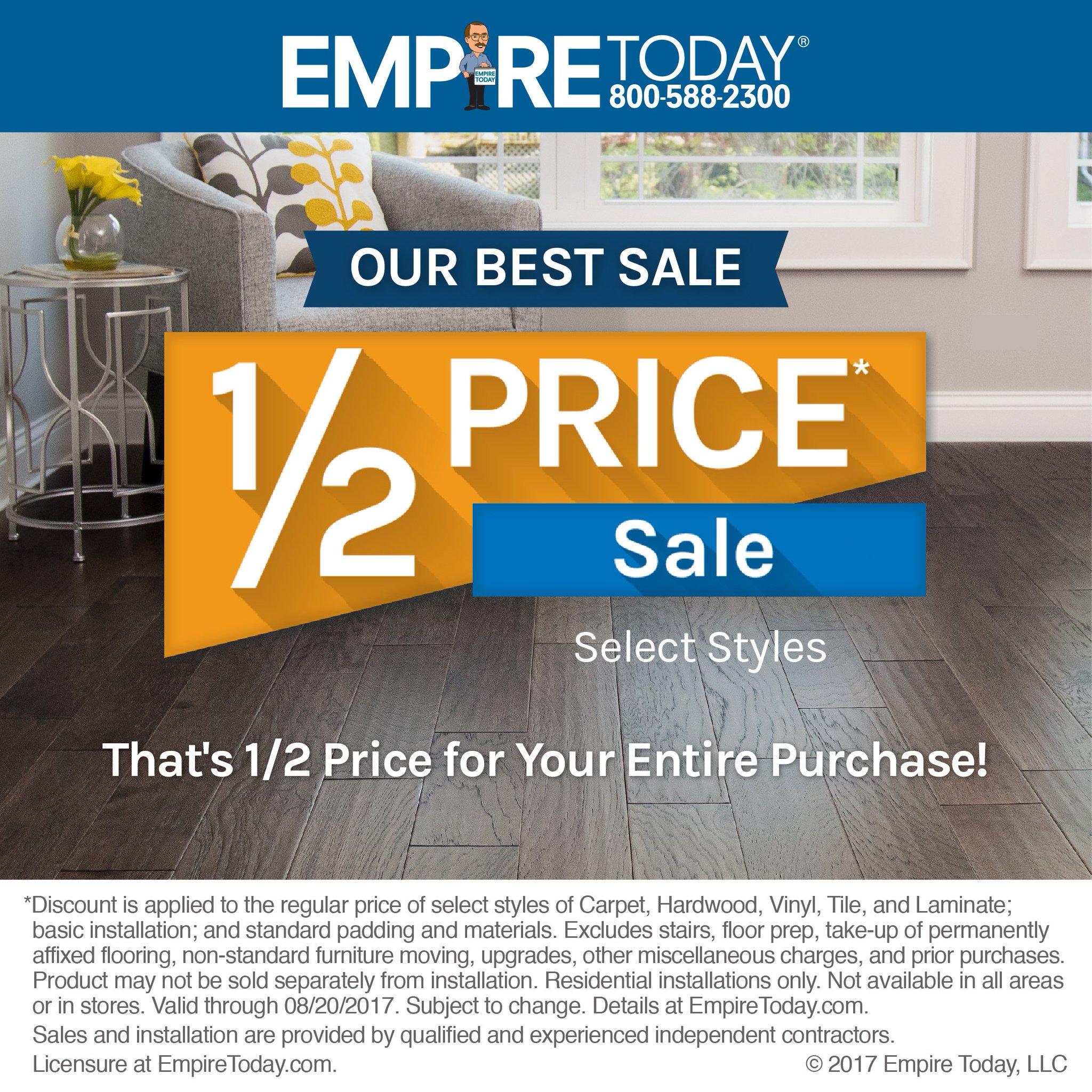 Empire Today On Twitter This Is Why Our 1 2 Price Sale Is Our