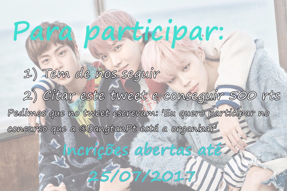 BangtanPt's tweet image. Demorou mas aqui está a nossa surpresa ! 😚
Muito obrigada por nos acompanhares e por todo o amor ! 💕
Participem e divirtam-se 💞