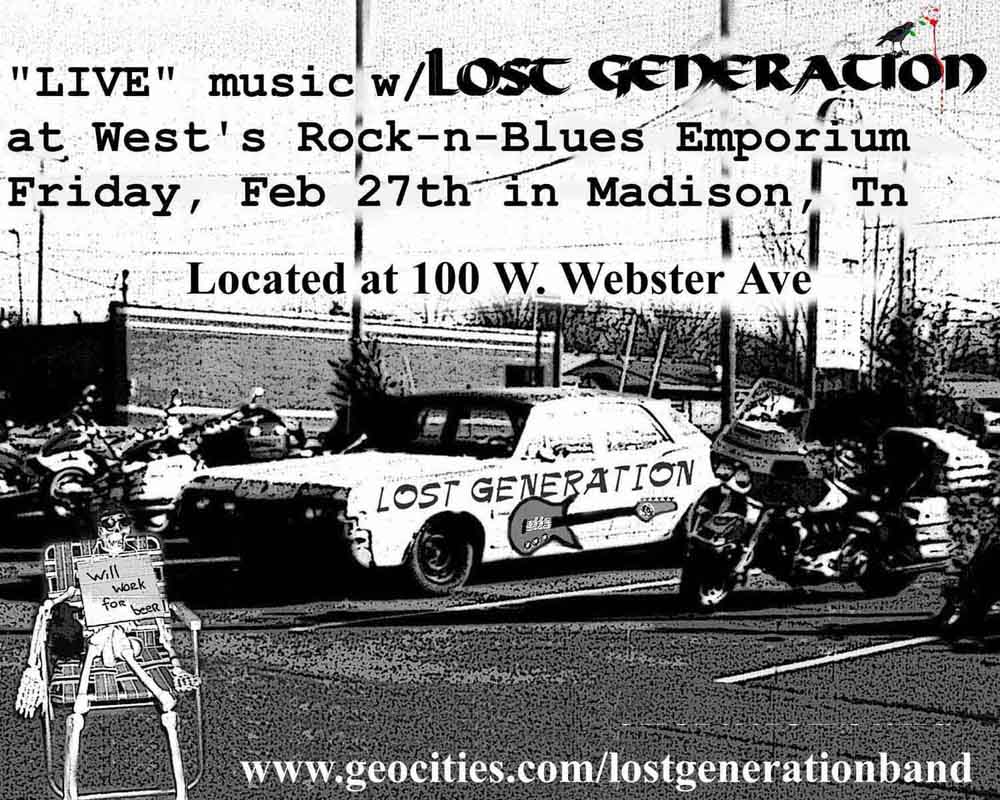 #FlashBackFriday - 2005 Concert Flyer
#HardRock #Nashville #LostGeneration