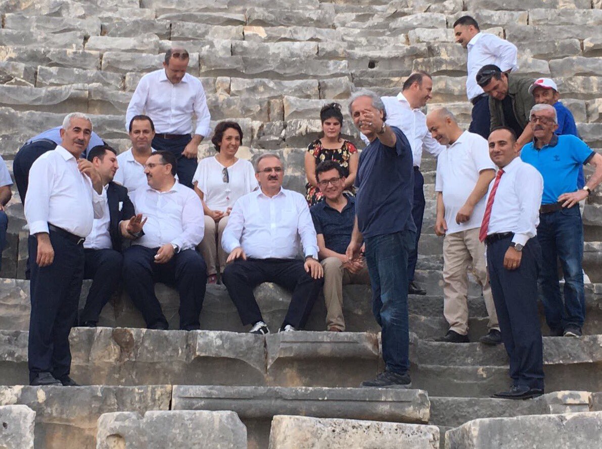 nevzatcevik's tweet photo. Myra Andriake misafirleri Sayın Valimiz Münir Karaloğlu,Sayın Rektörümüz Mustafa Ünal,sayın vekilimiz Atay Uslu v kıymetli müdürlerimiz TŞK https://t.co/S3yFQmrB0B