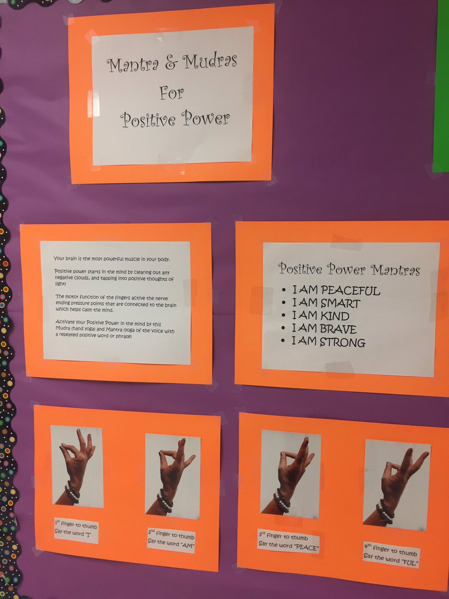 amyzambranoyoga's tweet photo. Yoga bulletin board is up at Gregory!! Check it out for mindful movement yoga tools to help your campers feel calm &amp; cool!! https://t.co/wvHOCV5Vnp