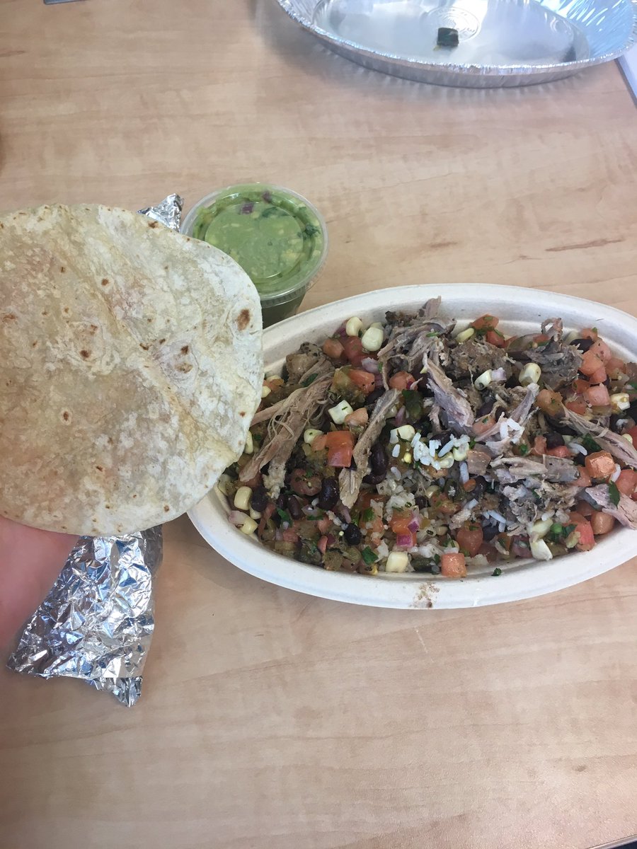 RoyalTiaras's tweet image. You want a real #chipotlehack? Order a bowl and tortillas. You can make tacos and have a bowl.