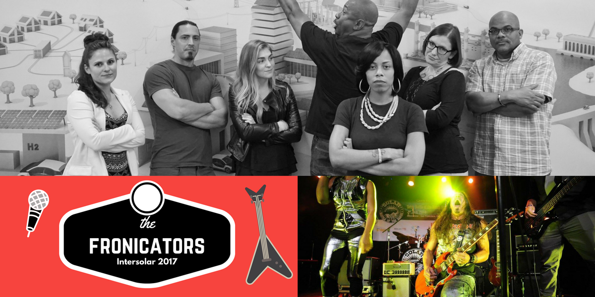 FroniusUSASolar's tweet photo. Next week is #Intersolar2017 which can only mean.... #SolarBattleoftheBands! @CALSEIA #CaliFronication #24hoursofsun #rockandshockyou https://t.co/RLFtAujM8s