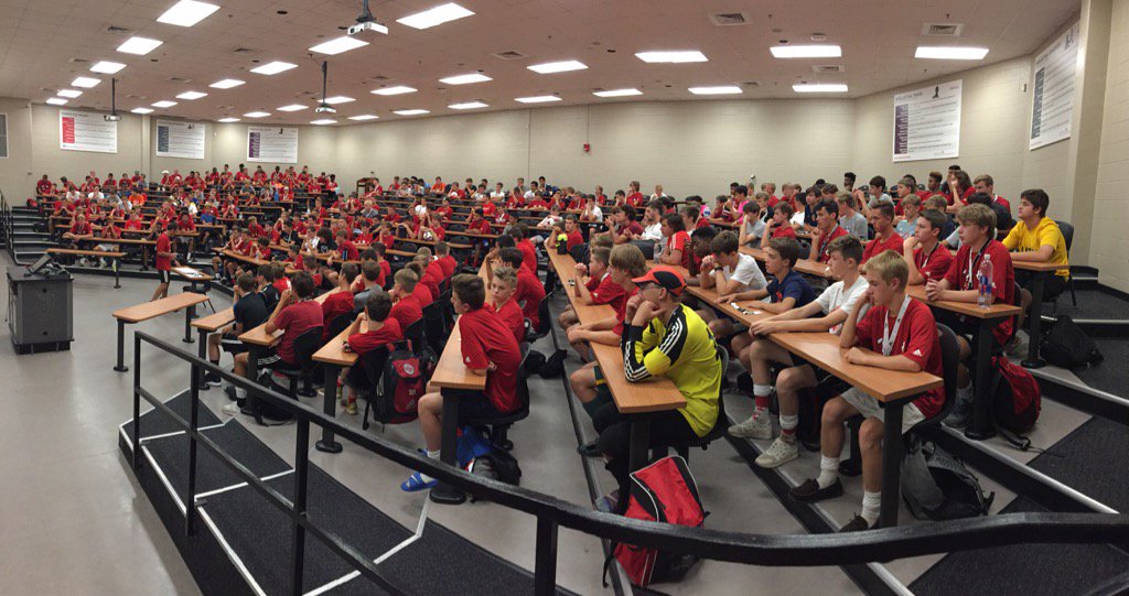 LouisvilleMSOC's tweet image. The Summer ID Camp is underway, sold out with 215 participants from across the USA and four different countries.