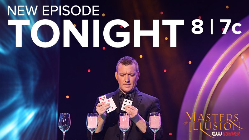 Pick a card, any card. Watch back-to-back episodes of #MastersofIllusion TONIGHT at 8/7c.